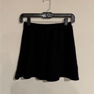 American Apparel Black Skater Mini Skirt